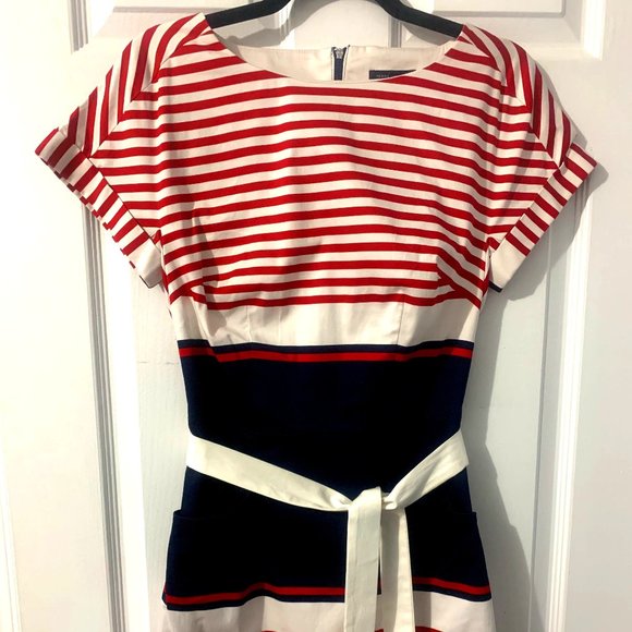 Tommy Hilfiger Summer Dress with Pockets and Belt - Picture 1 of 3
